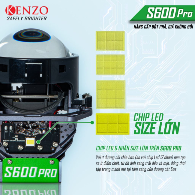 Đèn KENZO S600 PRO