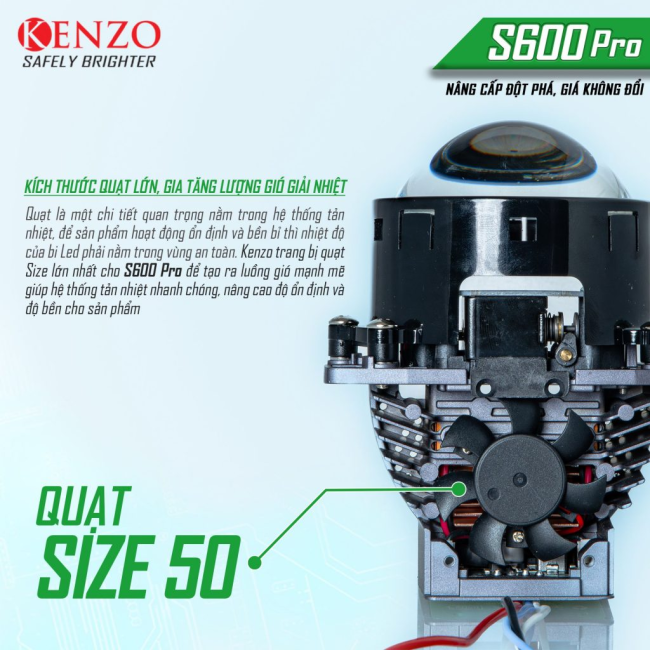 Đèn KENZO S600 PRO