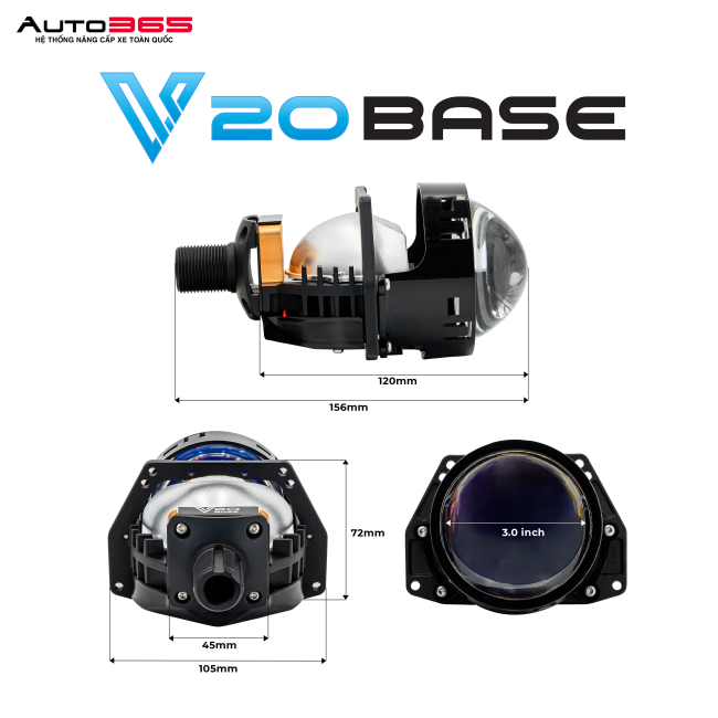 Đèn V20 BASE