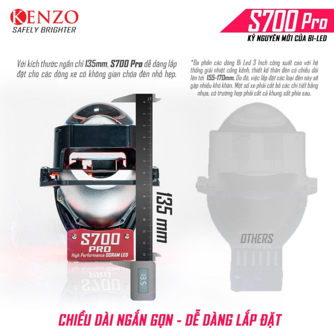 Đèn KENZO S700 PRO