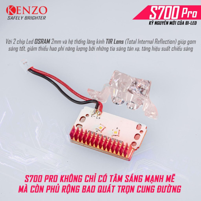 Đèn KENZO S700 PRO