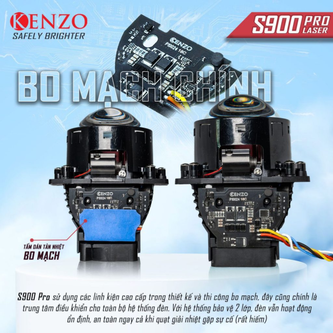 Đèn KENZO S900 PRO
