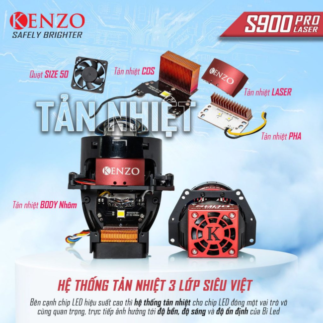 Đèn KENZO S900 PRO