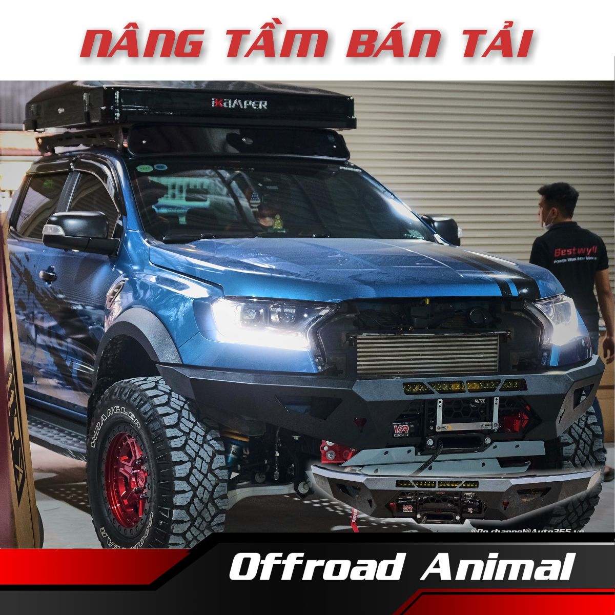 LED Bar Offroad lắp trên xe bán tải