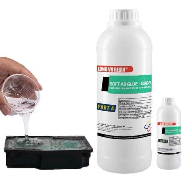 Keo Silicon Bảo Vệ Bo Mạch Điện Tử 8808 Trong suốt